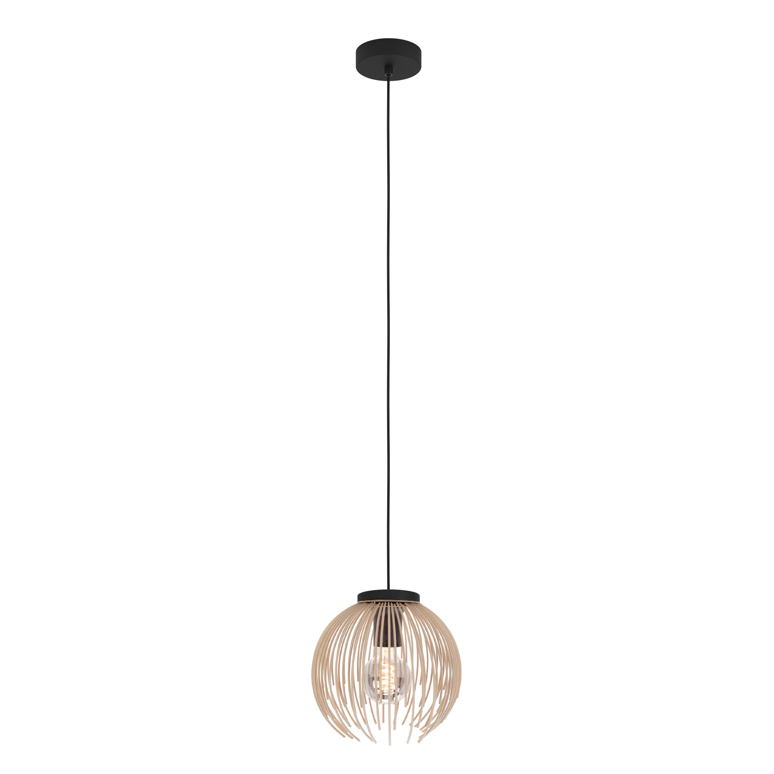 EGLO hanglamp Venezuela-A - E27 - Ø 23.5 cm - zandkleur