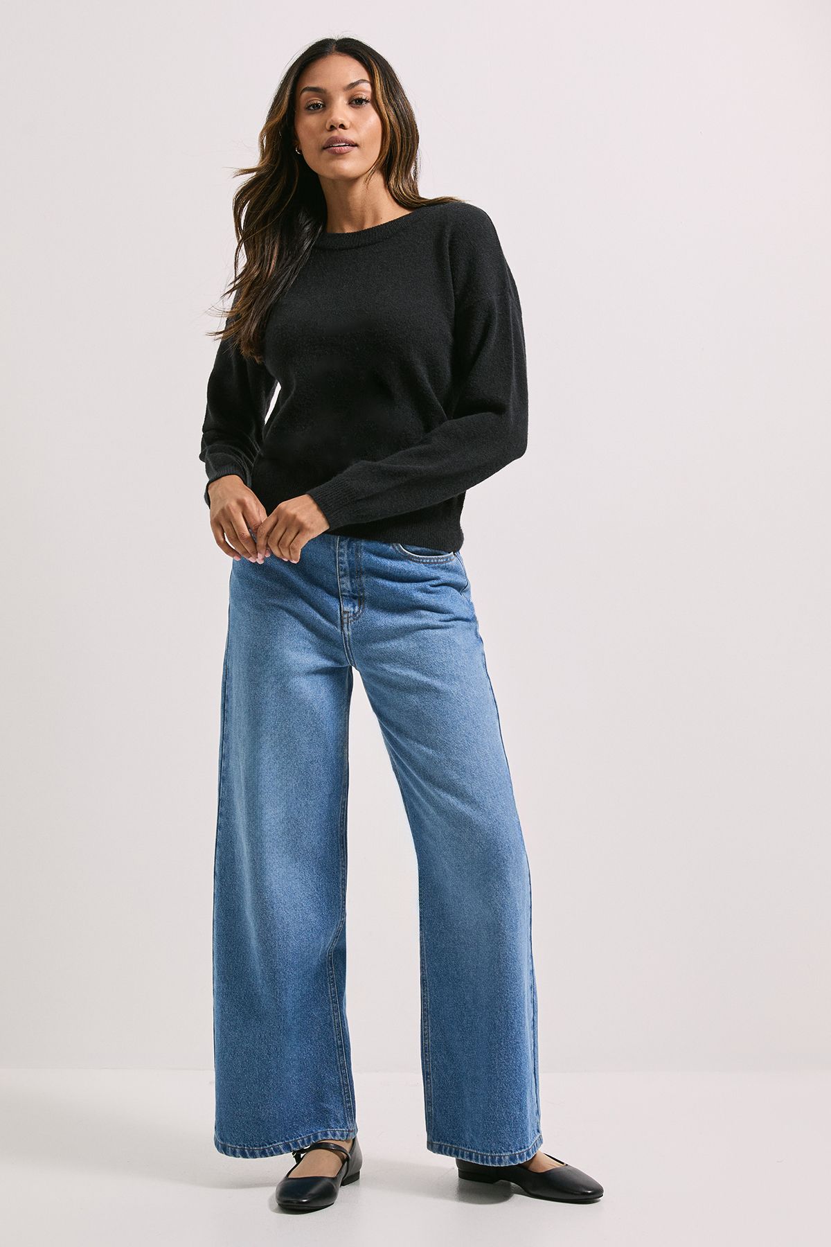 Dorothy Perkins Contrast Bow Back Jumper