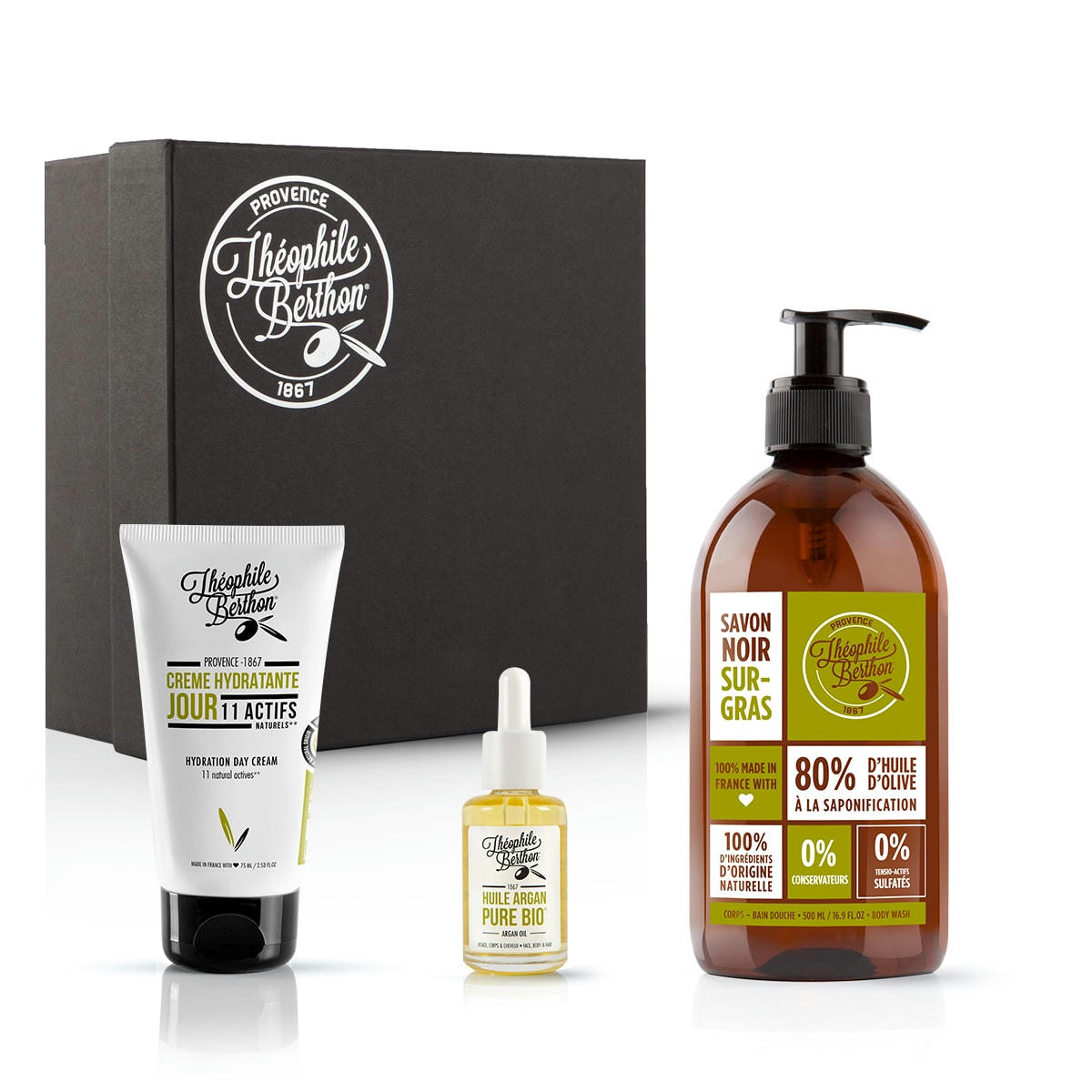 ST TROPEZ - Coffret 3 soins naturels visage peau mixte et sensible