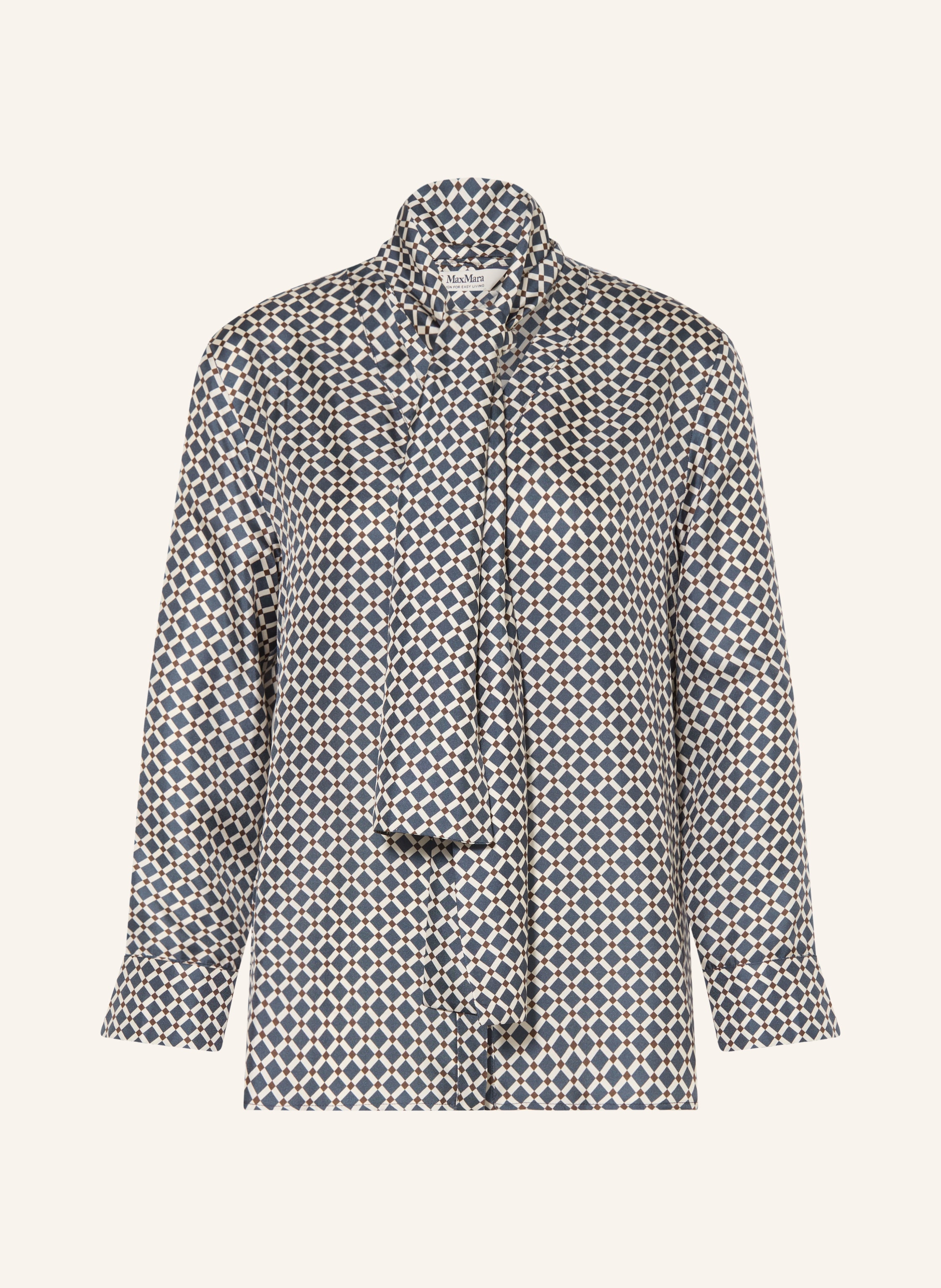 S Max Mara Seidenbluse VITTORIA mit abnehmbarer Schluppe