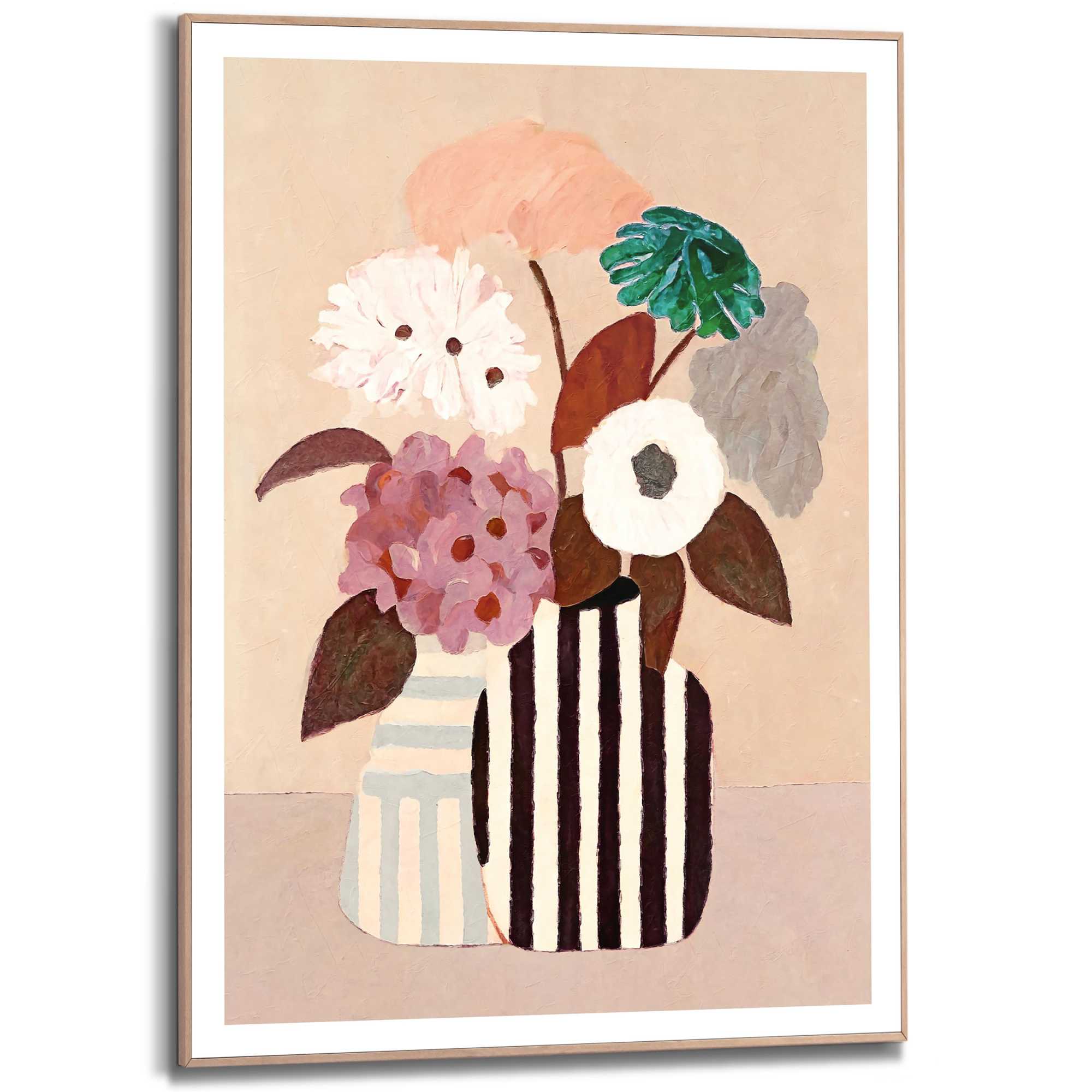 Reinders - Autumn Flowers - Schilderij 70x50cm Hout