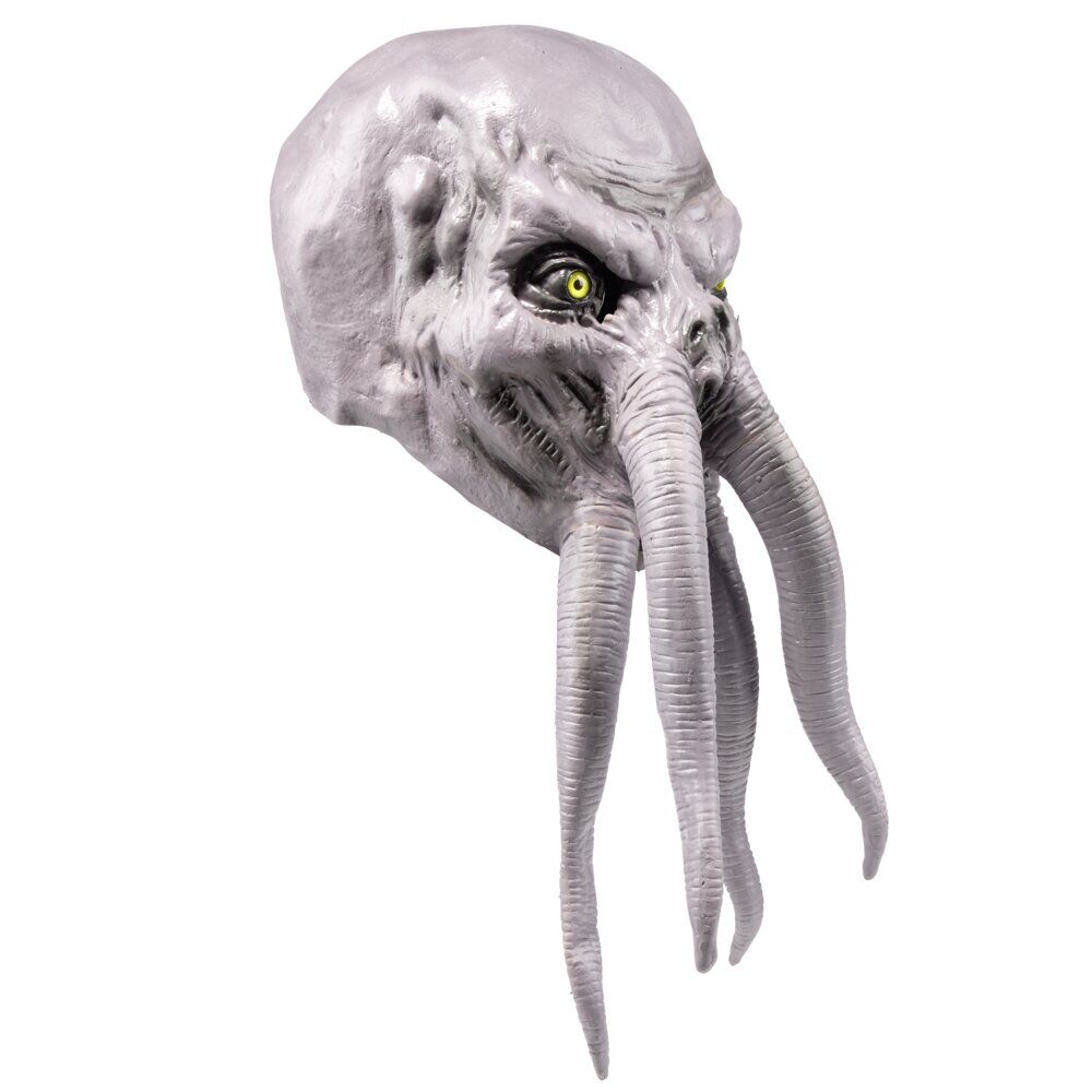 Masque Halloween adulte pieuvre latex violet 50x20xH25cm