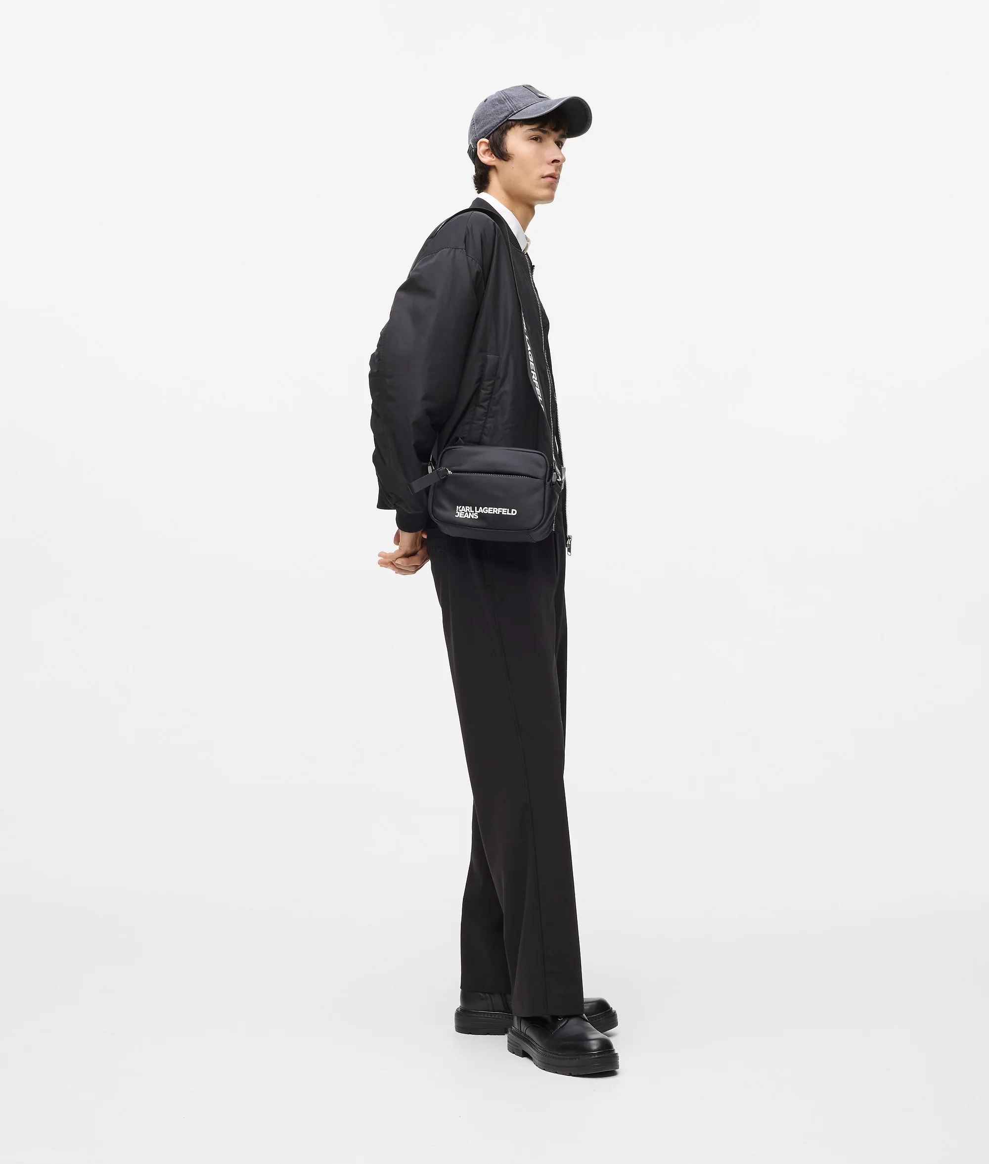 Nylon crossbody bag