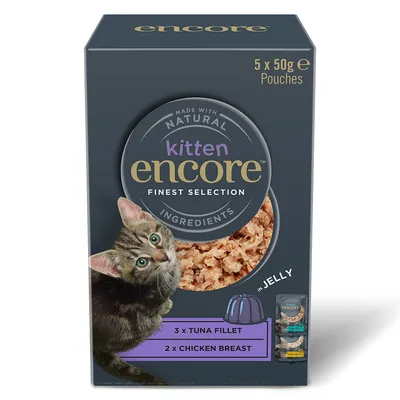 Encore Kitten Jelly Pouch Saver Pack 20 x 50g