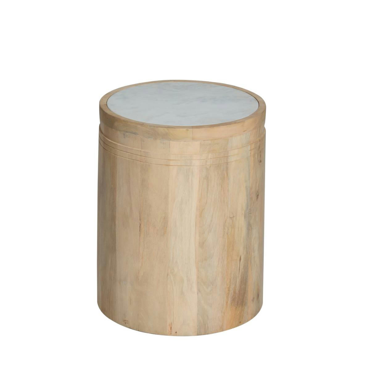 HORACE - Table basse en bois marron 38 cm