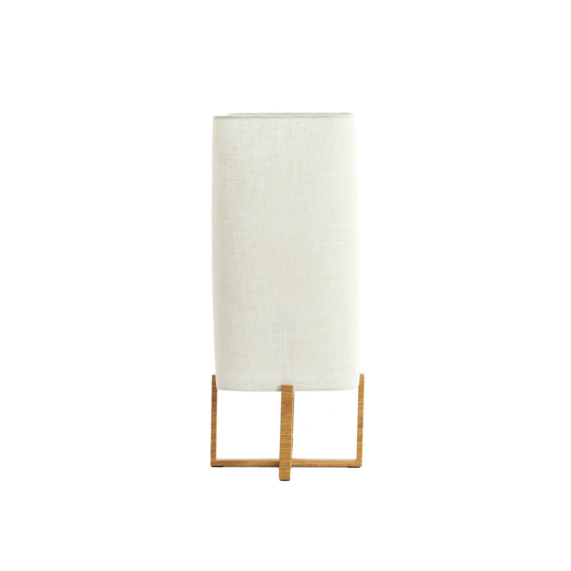 Light & Living tafellamp Wyn - bruin - Ø21.5cm