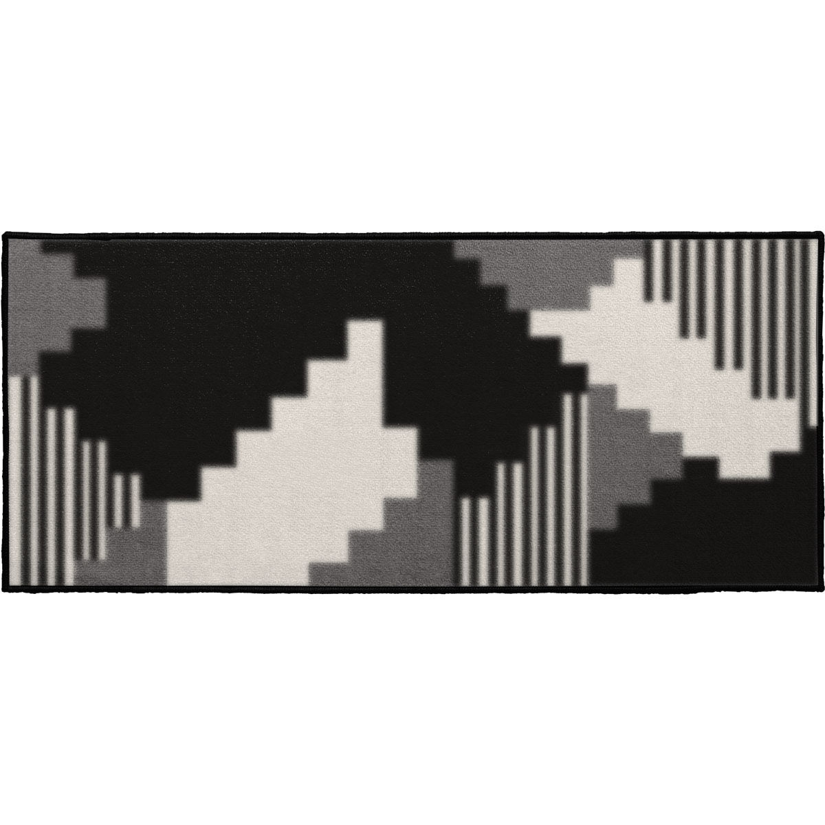 Tapete impermeável GEOMETRIK preto 50x120cm