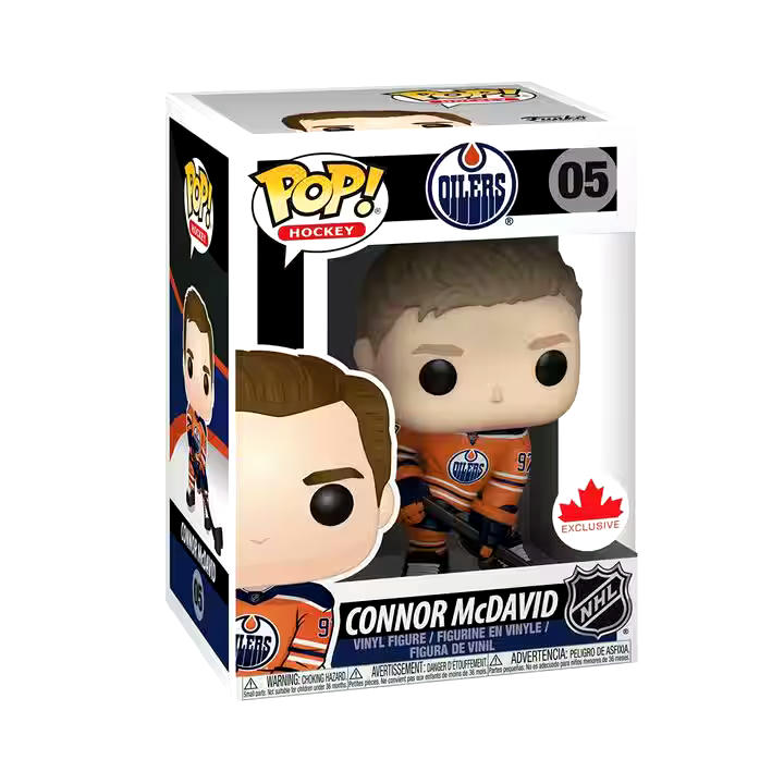 Funko POP! NHL Edmonton Oilers Connor McDavid Hockey Funko Figurine