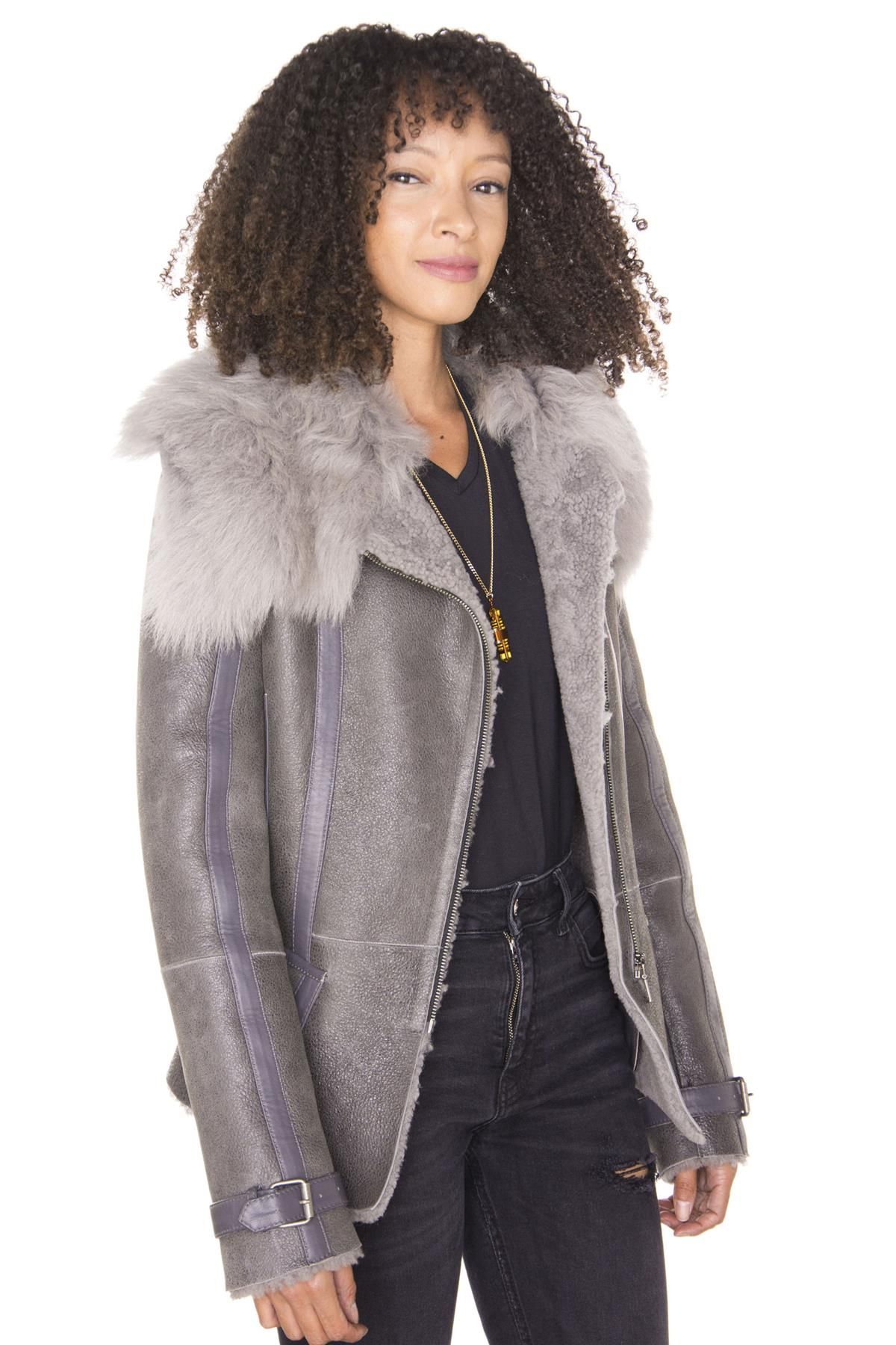 Infinity Leather Toscana Shearling Flying Jacket-Polegate