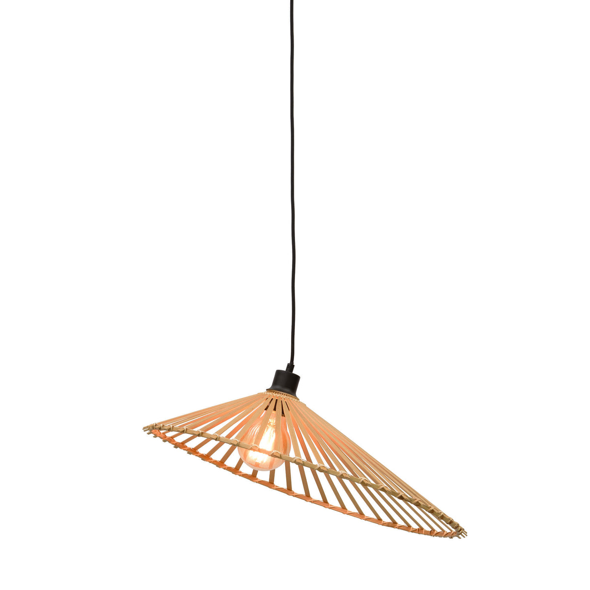 GOOD&MOJO hanglamp Bromo - bruin - Ø60cm
