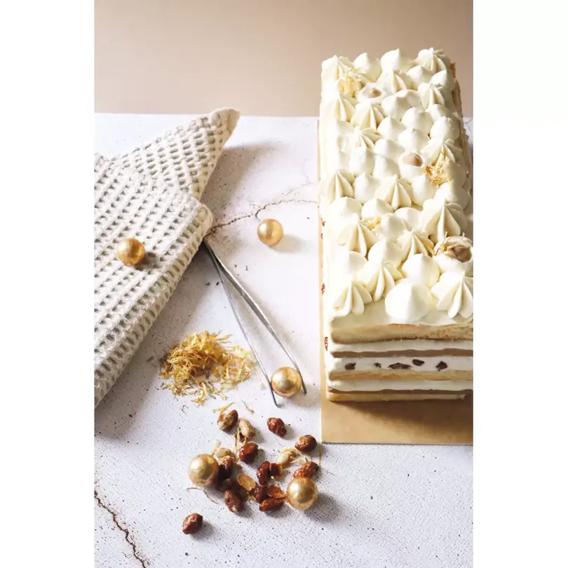 Bûcheform 3er-Set Schichtkuchen