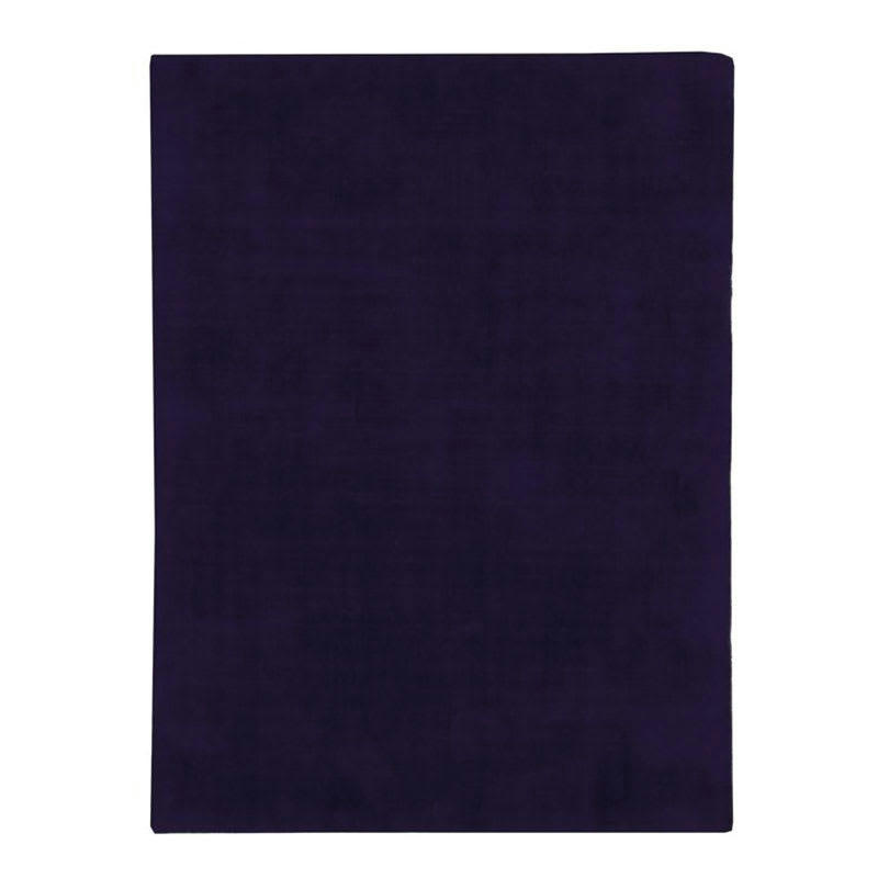 SANTAL - Tapis aspect velours bleu foncé 160x230