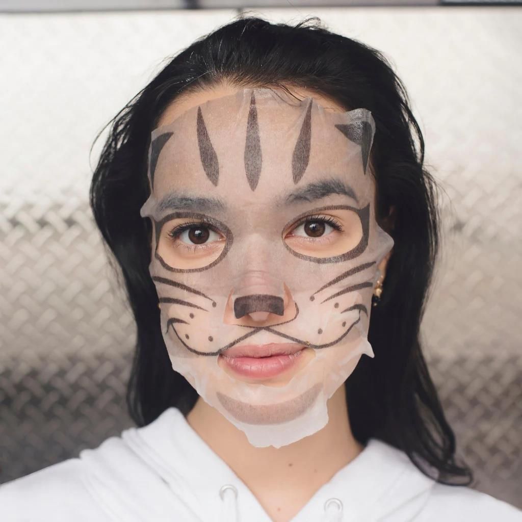 Masque BAR Pretty Animalz Energising Face Sheet Mask - Cat