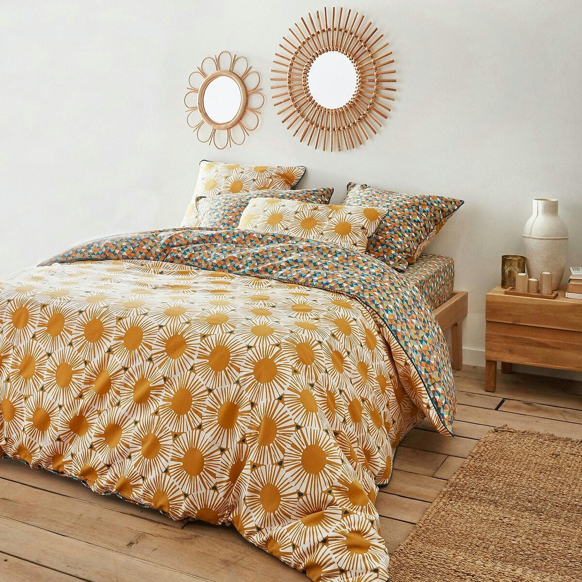 Housse de couette pur coton, Jahia