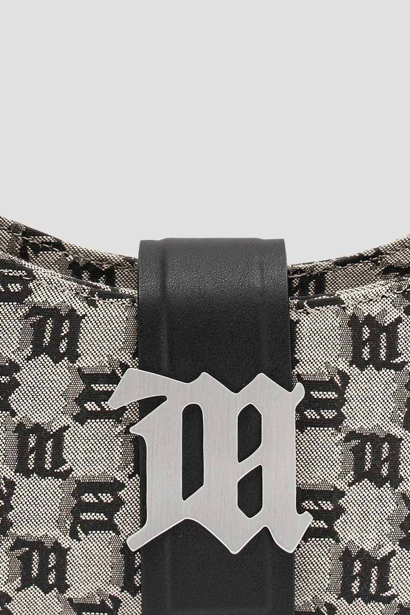 Jacquard Monogram Shoulder Bag Mini