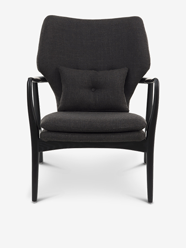 Fauteuil peggy noir - polspotten noir