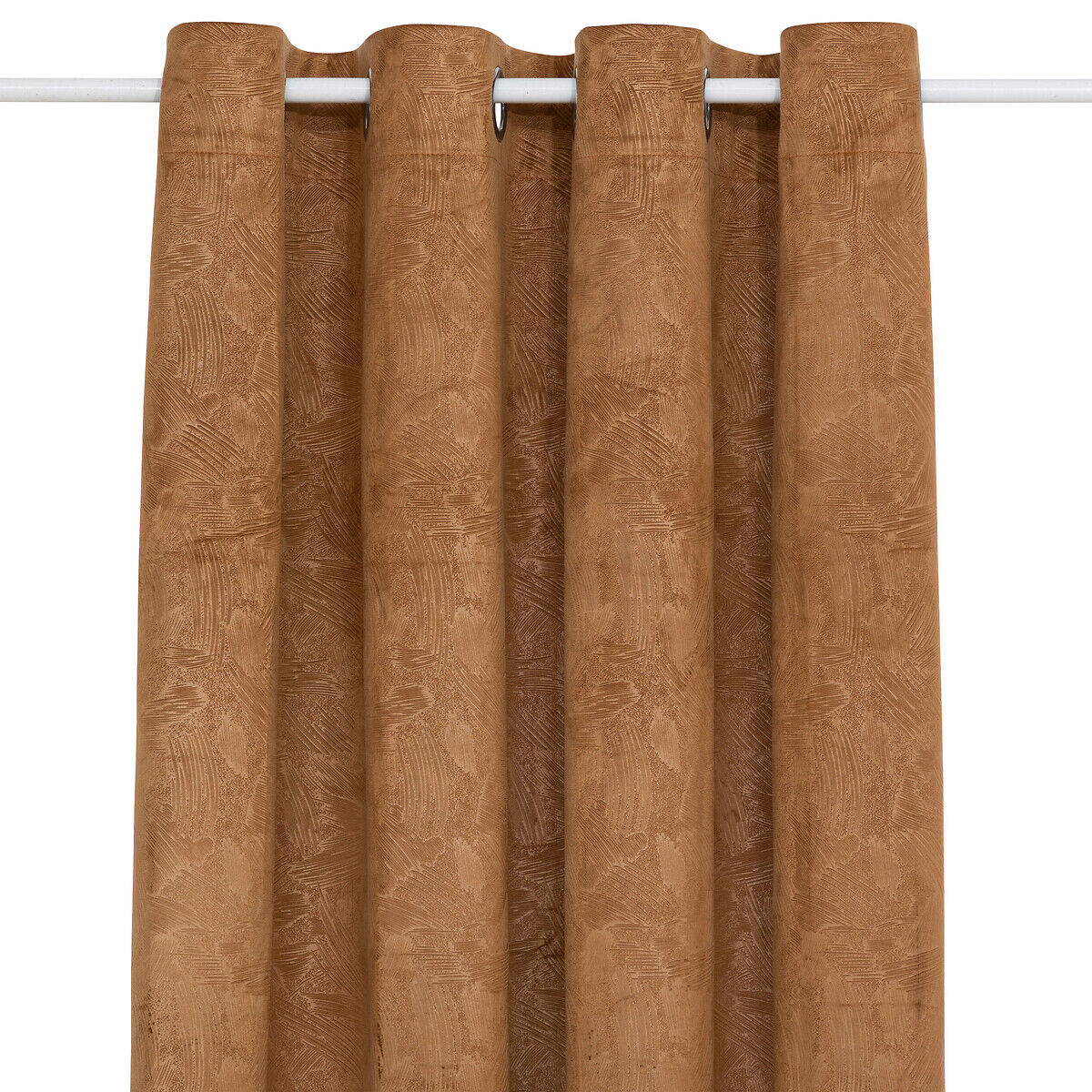 Cortina opaca FUJO veludo castanha 135x260cm