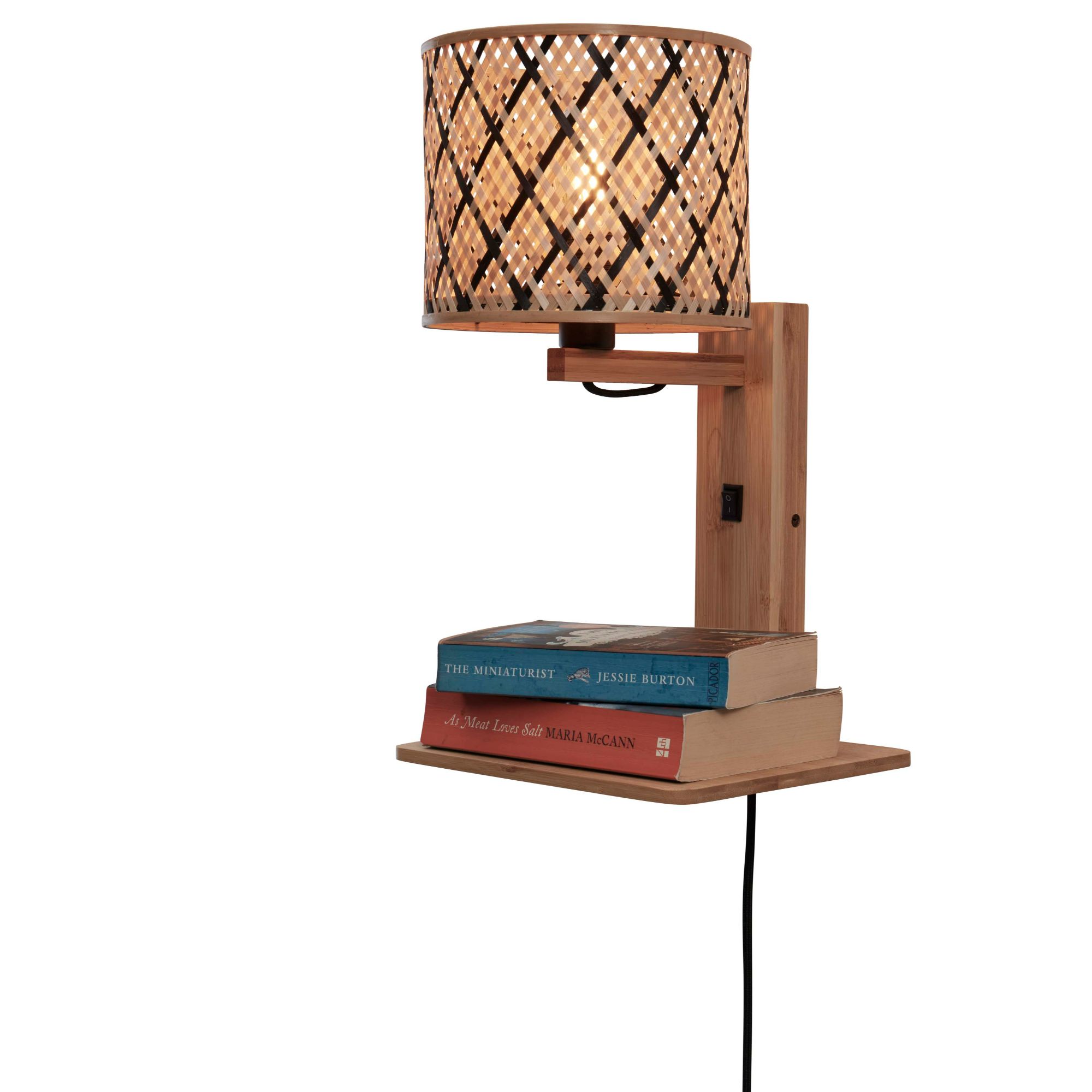 GOOD&MOJO wandlamp Java - bruin - Ø18cm