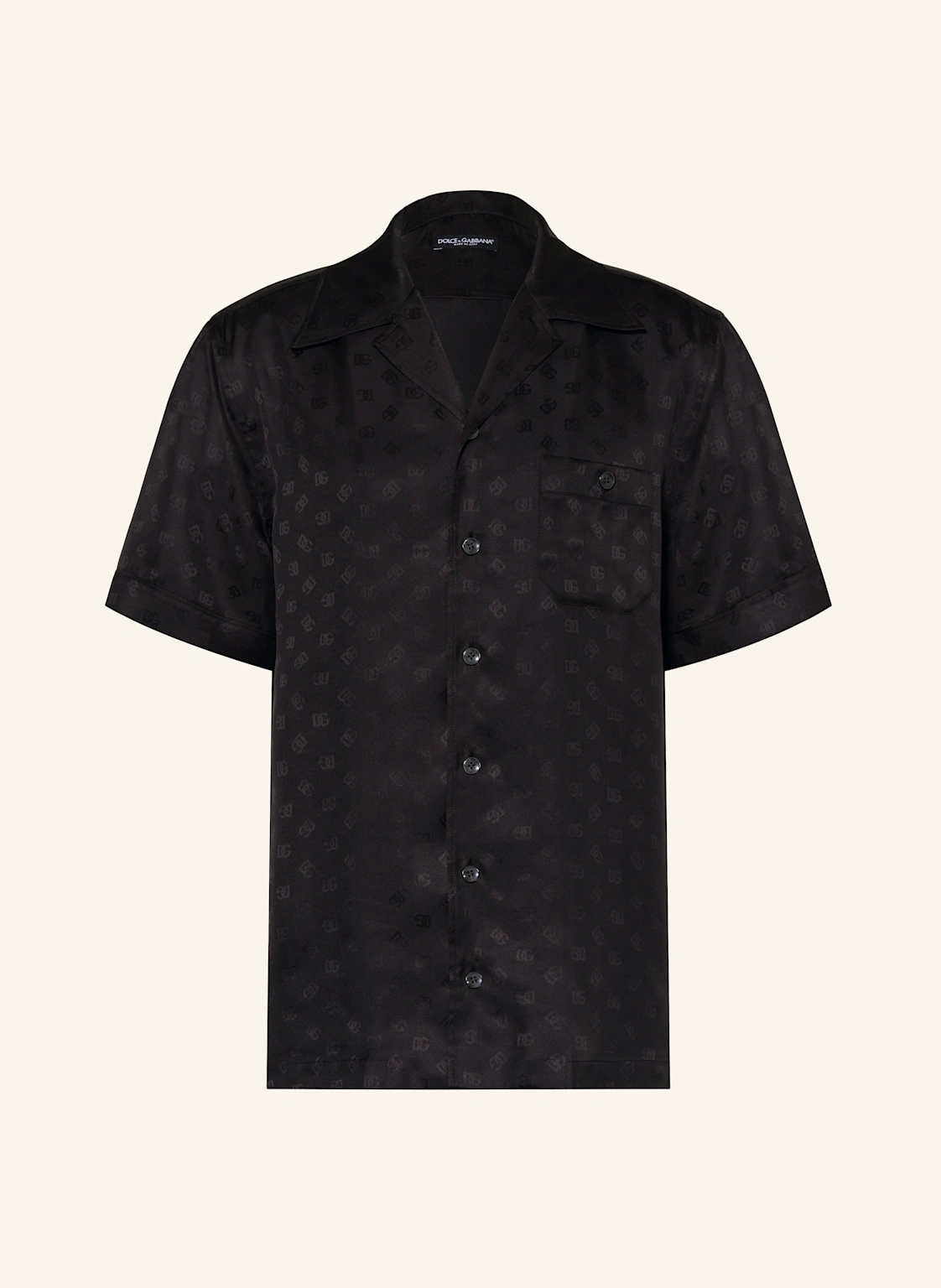 DOLCE & GABBANA Resorthemd Comfort Fit aus Seide