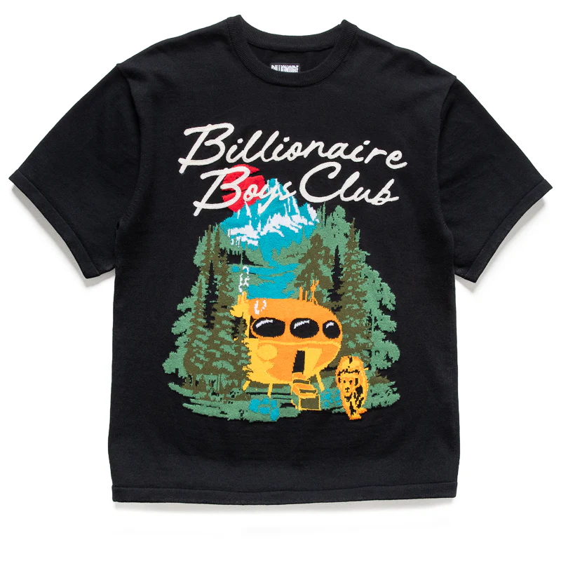 Billionaire Boys Club Peak Knit Tee - Black