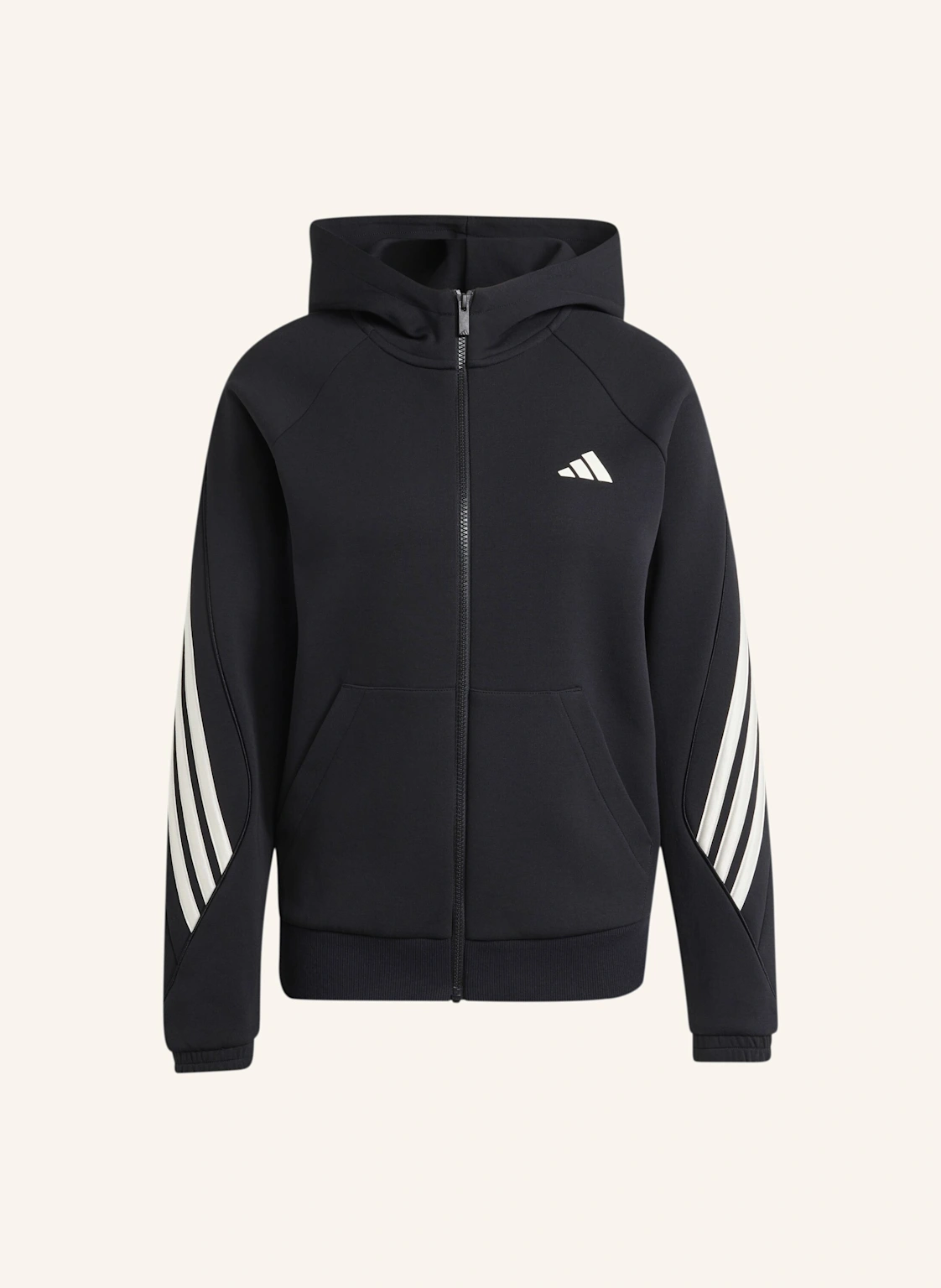 adidas STADIUM 3-STREIFEN KAPUZENJACKE, DURCHGEHENDER REISSVERSCHLUSS