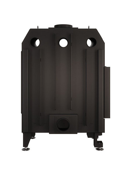 Cheminée d'angle Insert ouverture gauche Noir Energy 85x50x47 (17 kW) ECO