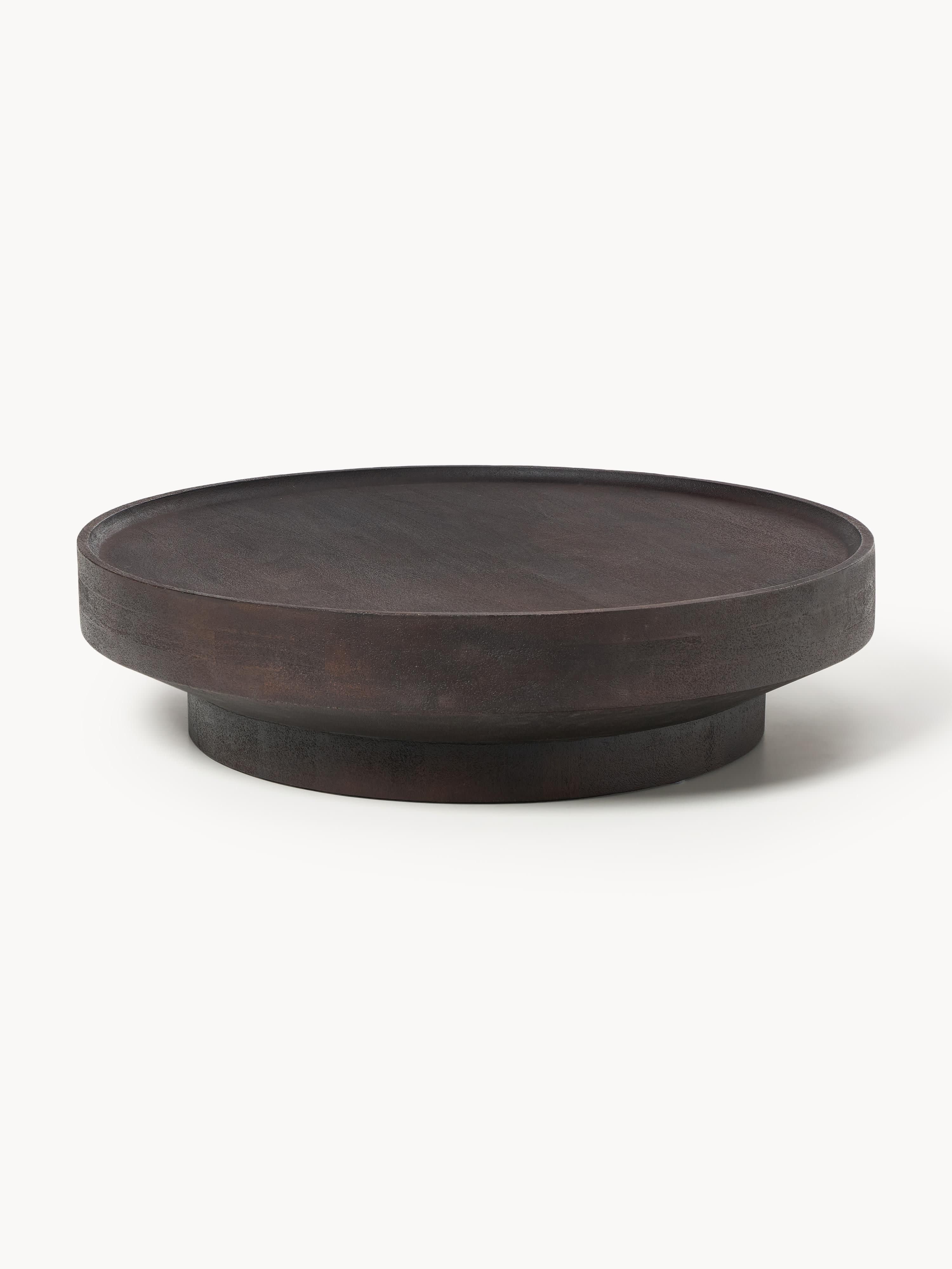 Runder XL Couchtisch Benno aus Mangoholz
