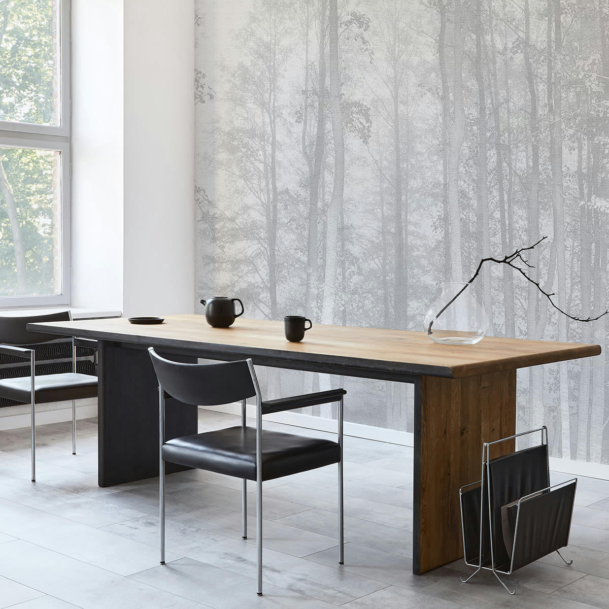 - Papier peint panoramique la forêt enchantée 340 x 250 cm