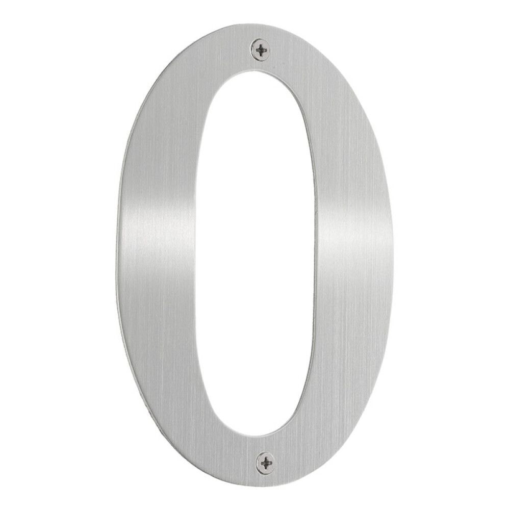 HUSNUMMER BESLAGSBODEN 0 150MM RUSTFRITT STÅL