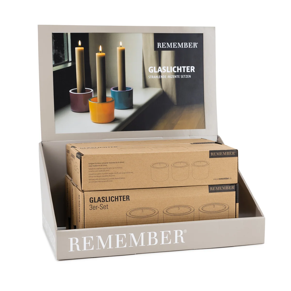 Remember - Glaslichter 01, (3er-Set)