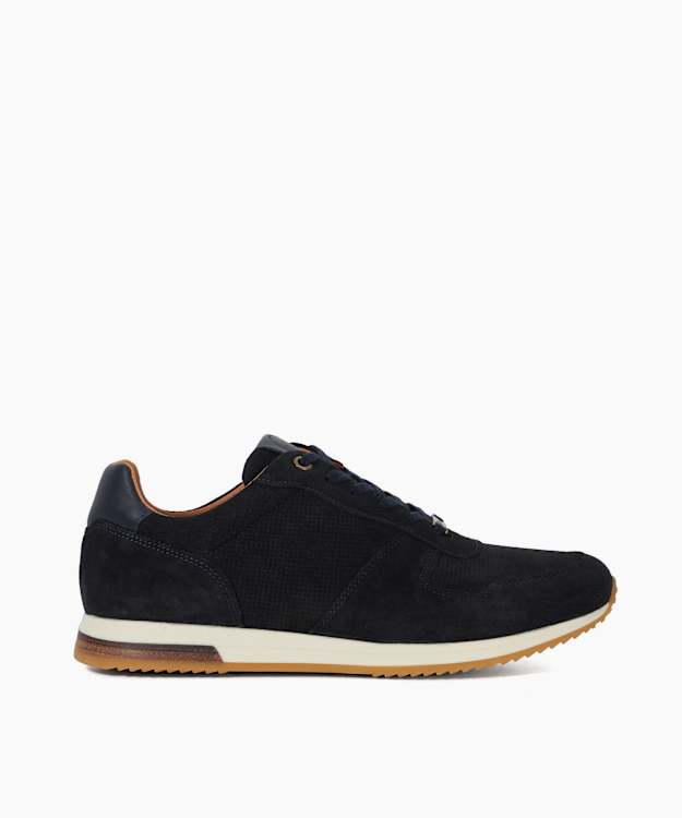 Trilogy Navy - Wide Fit Lace-Up Runner Trainers
