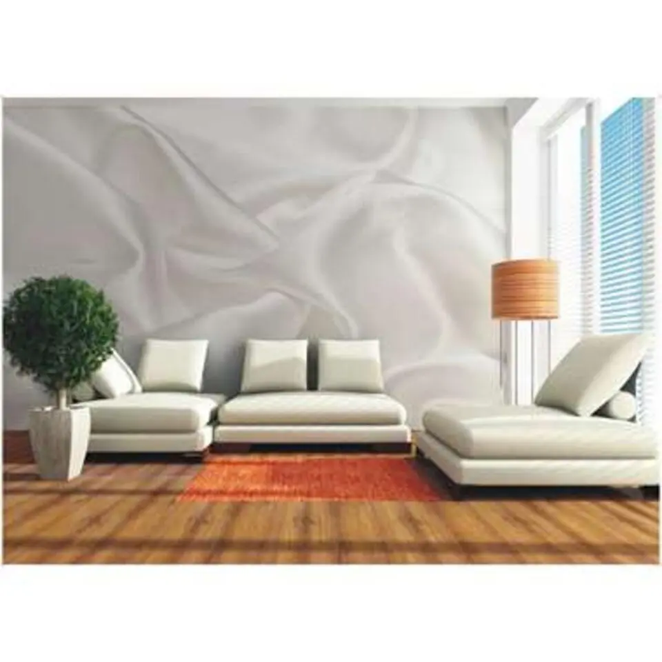 Sanders & Sanders fotobehang - zijde - wit - 360 x 270 cm