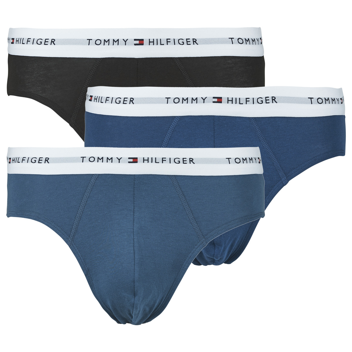Tommy Hilfiger - BRIEF X3 - Black / Blue / Blue