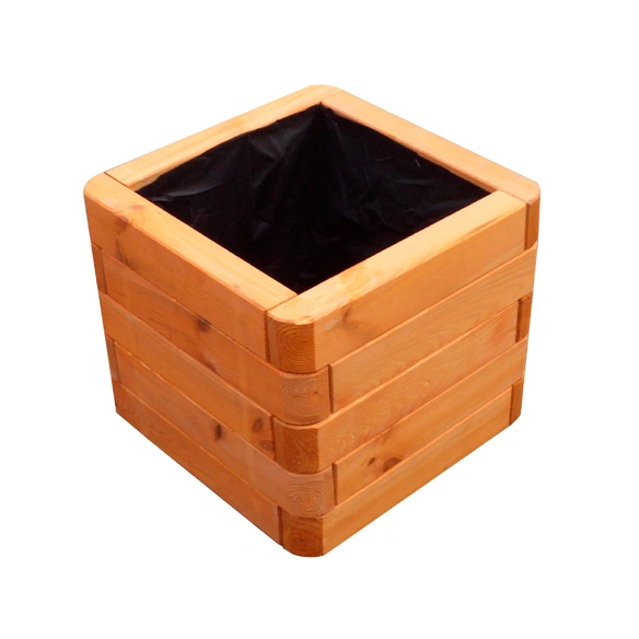Blumenkasten, BxH: 40 x 35 cm, pinienfarben, Holz