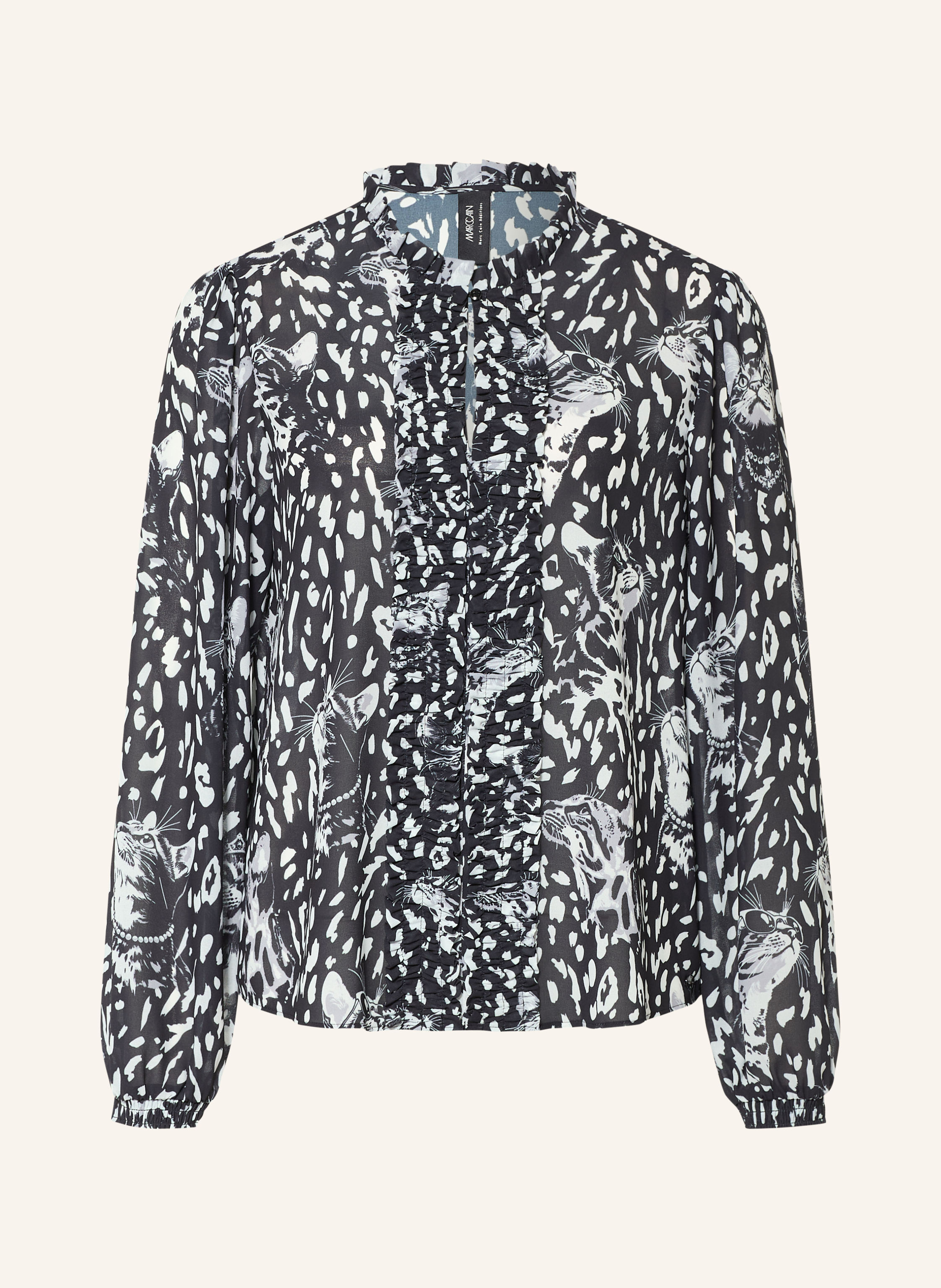 MARC CAIN Blusenshirt mit Rüschen