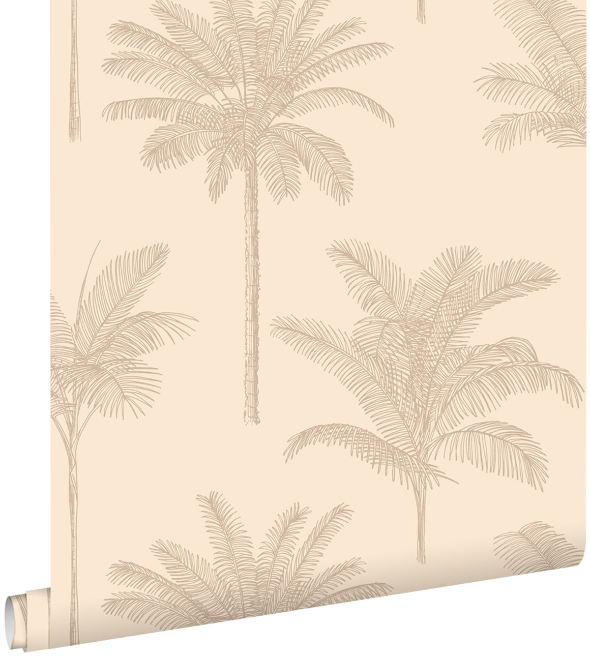 ESTAhome behang palmbomen beige - 53 cm x 10.05 m - 139740