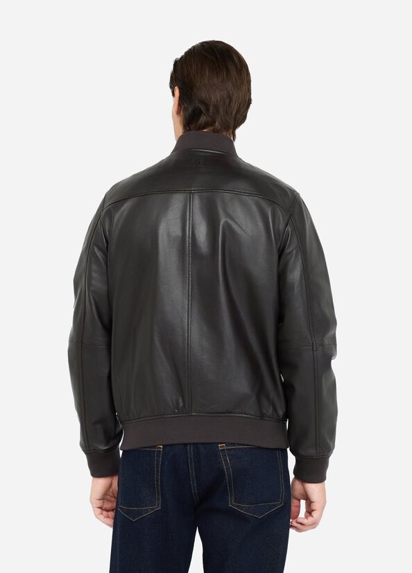 Bomber in pelle