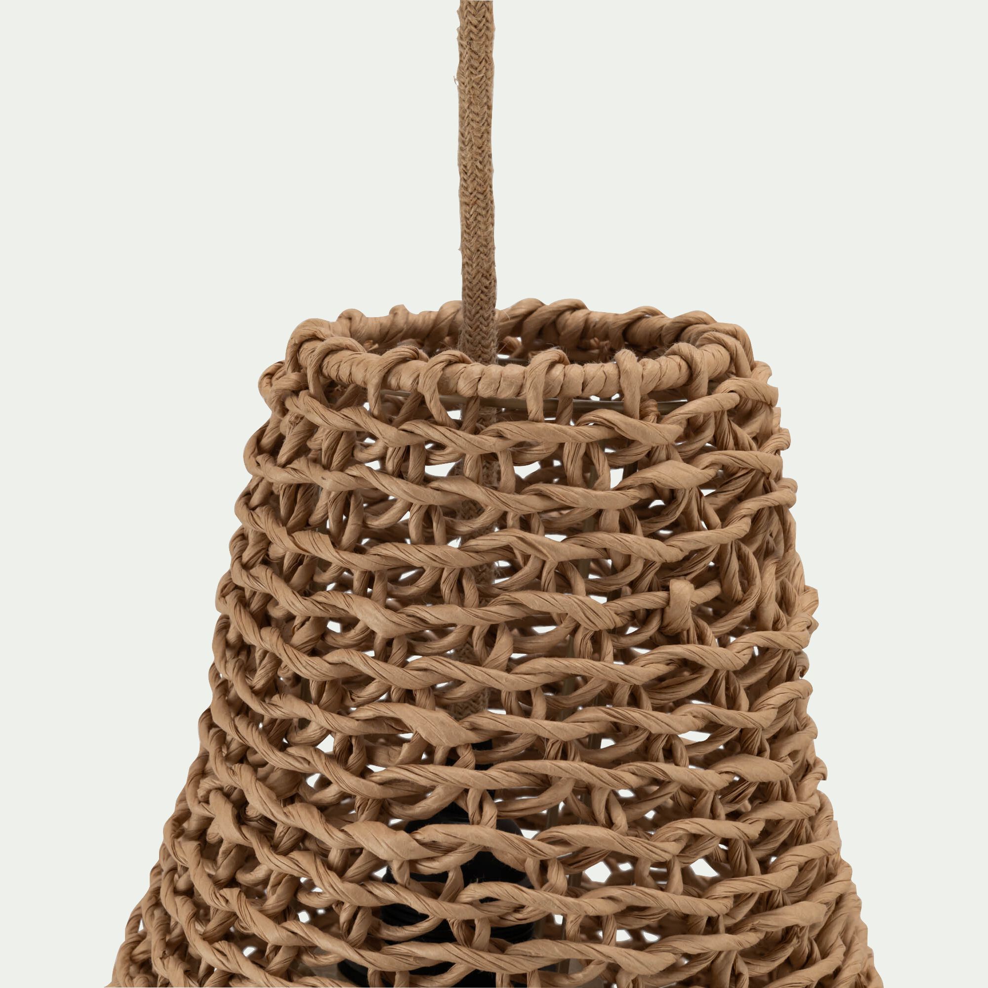SIMY - Suspension non électrifiée en papier D31cm - naturel