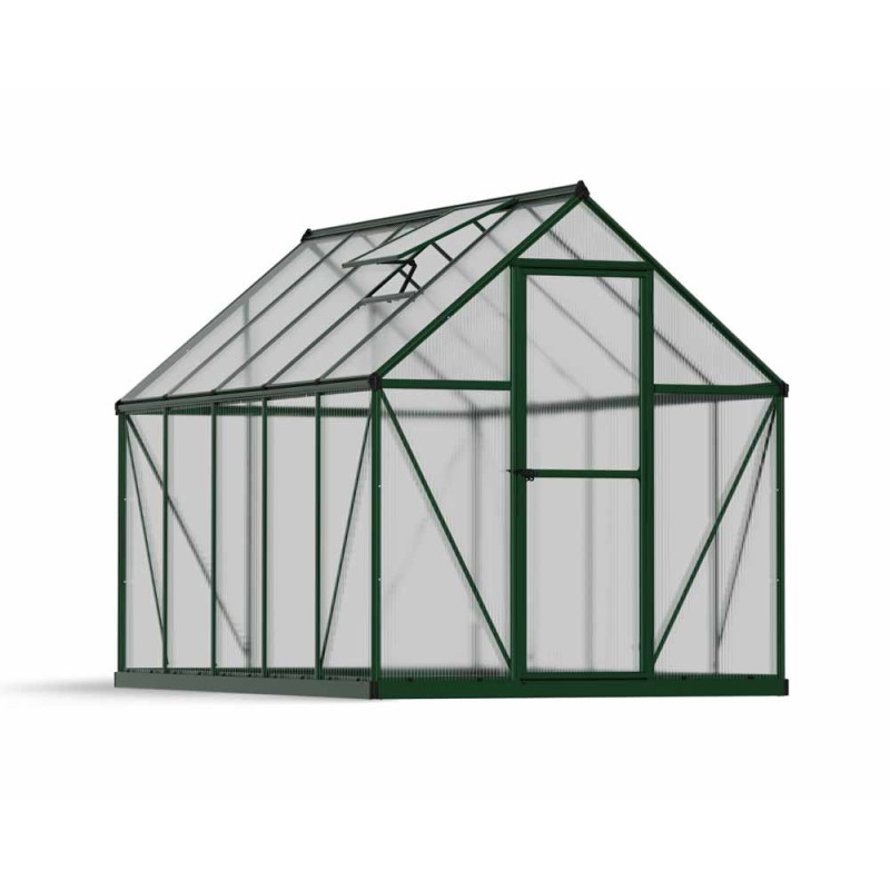 Serre en polycarbonate Mythos verte 5,4 m² CANOPIA