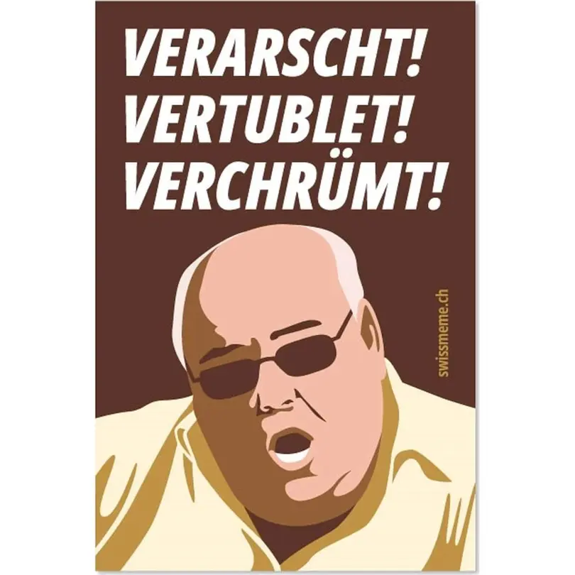 Sticker VERARSCHT! VERTUBLET! VERCHRÜMT!