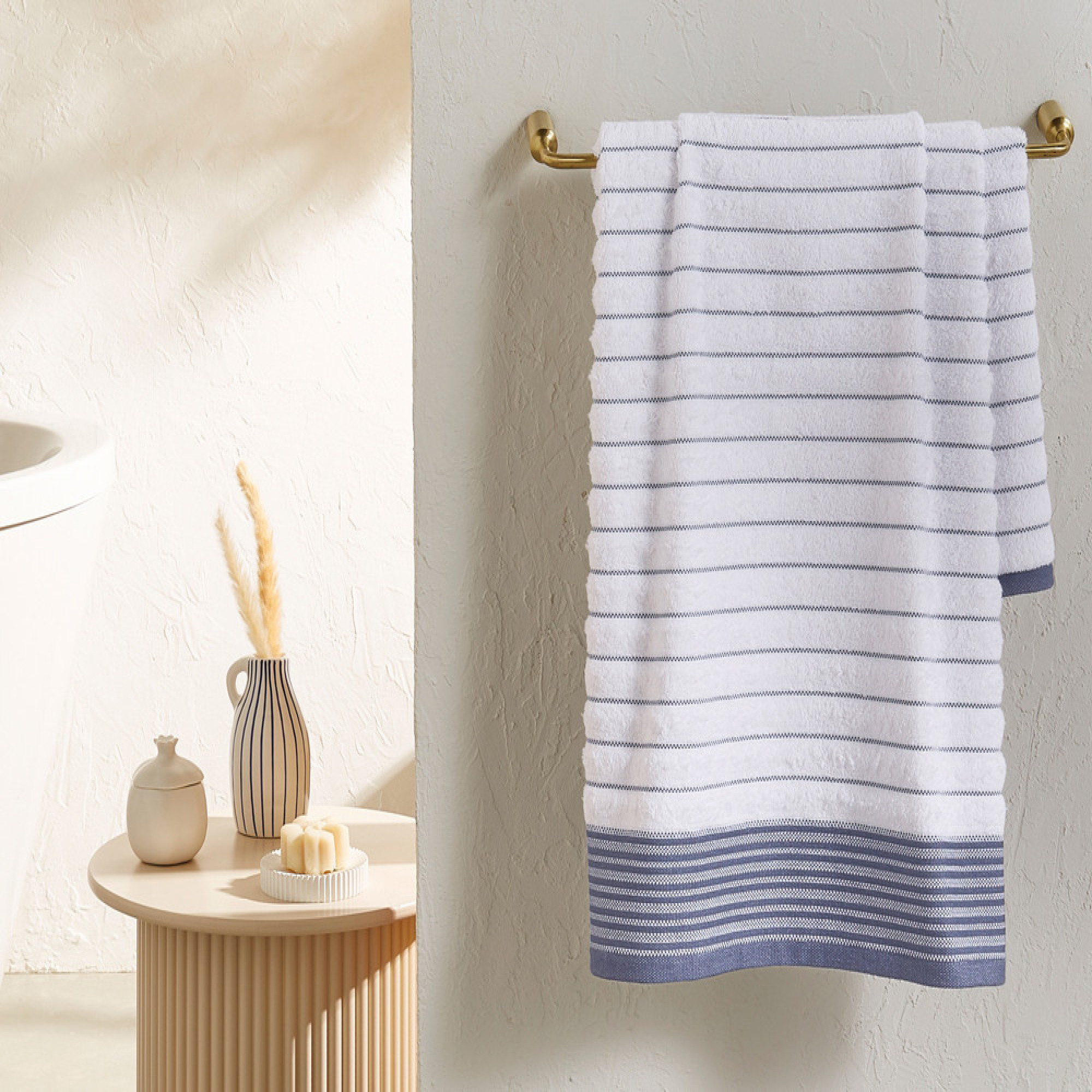 Pack linge de bain rayéÀ tire d'aile