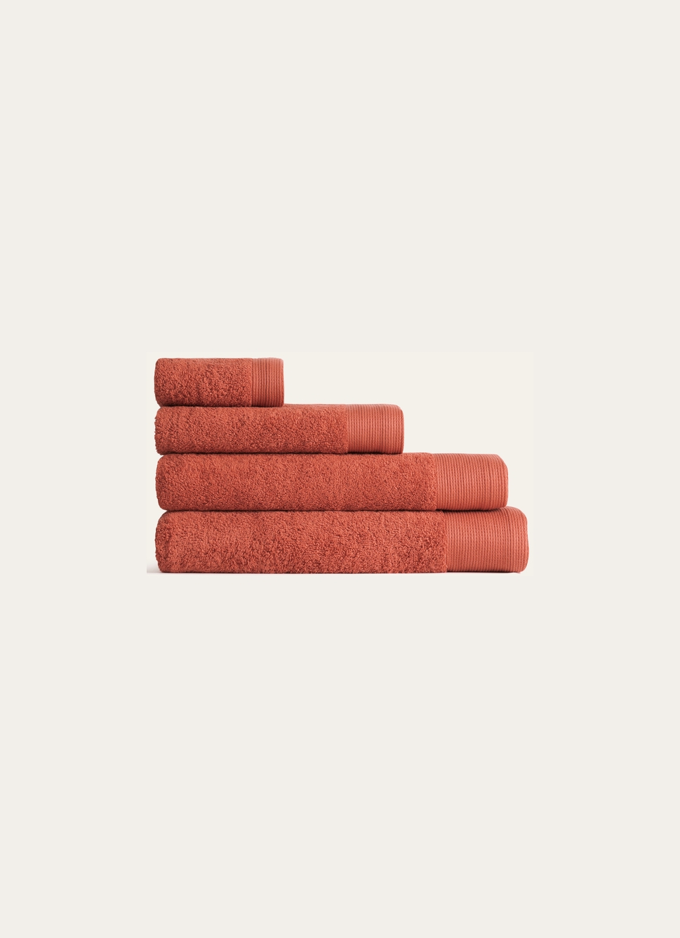 SERVIETTE INVITÉ UNIE EN COTON 500GR EPICE