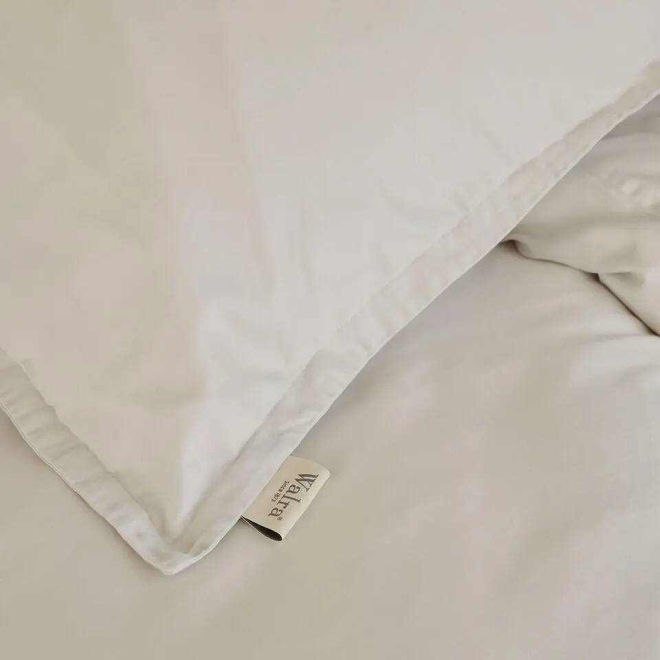 Walra - Dekbedovertrek Vintage Satin - 140x220 cm - Zand