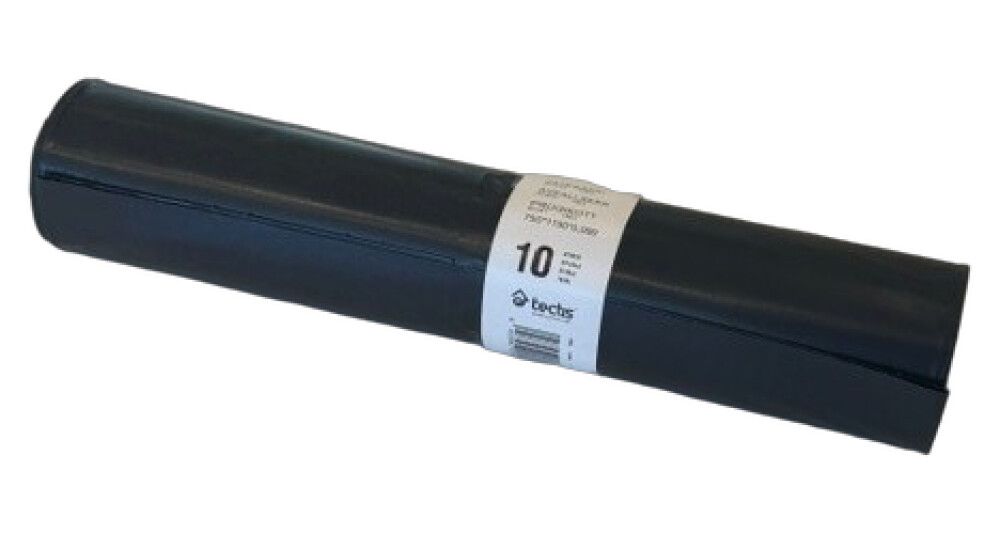 SØPPELSEKKER TECTIS 125L SVART