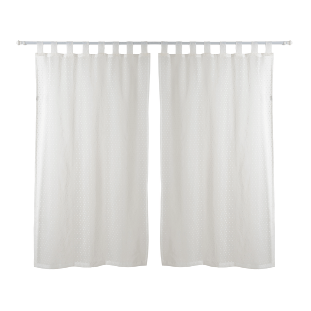 CORTINA 2 PEÇAS 1,30 M X 2,30 M VOIL POIS