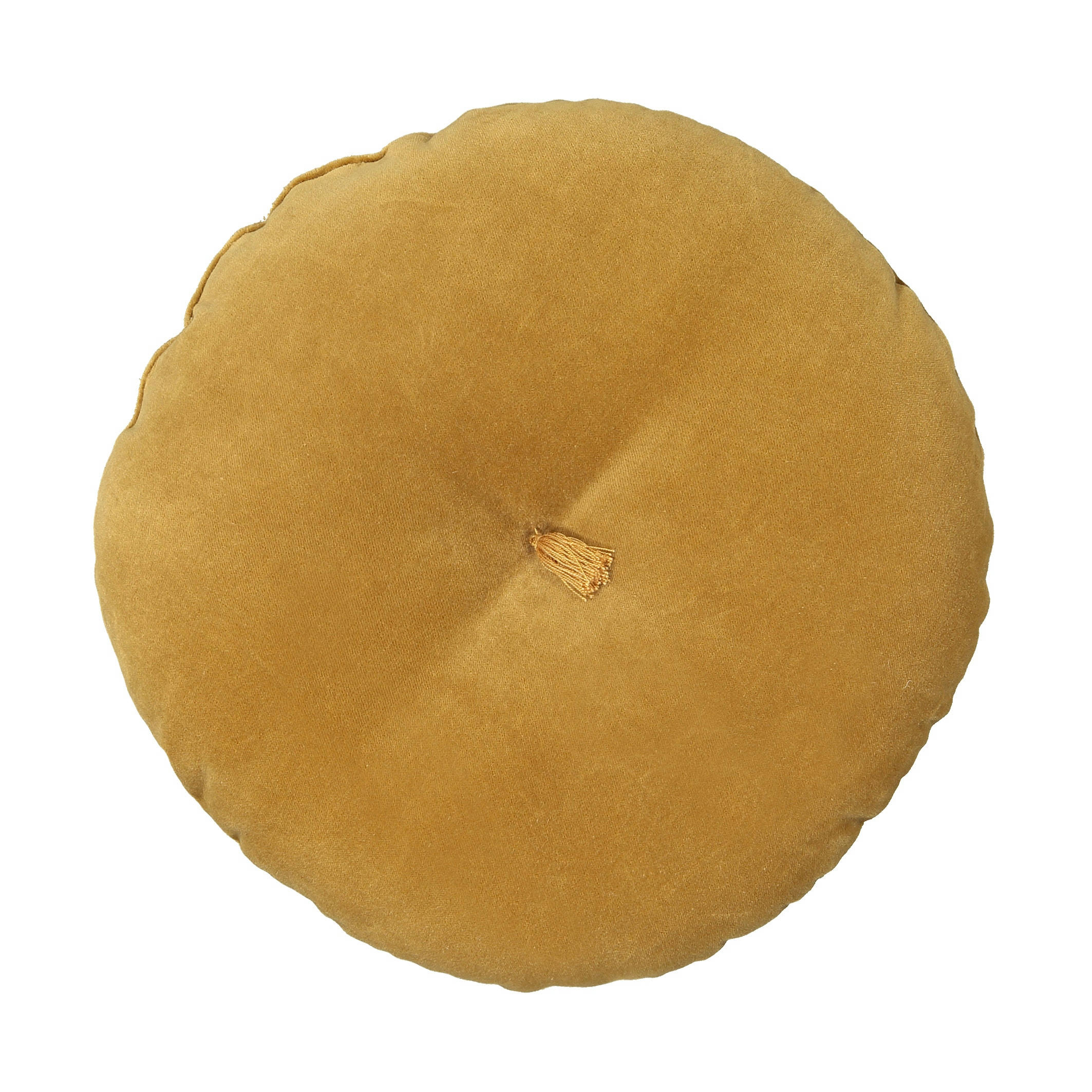 Coussin rond velours, Paula