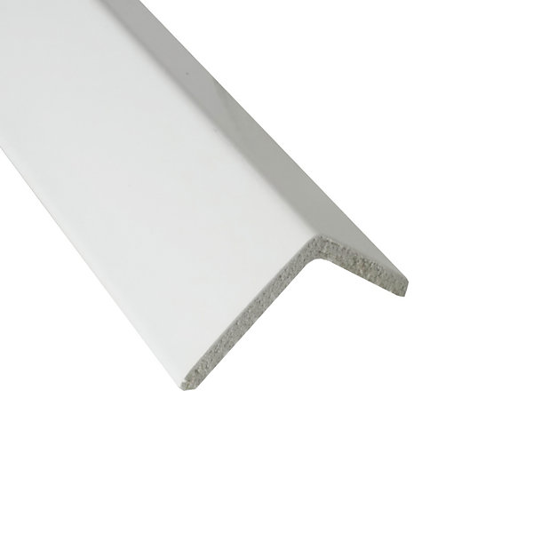 Baguette d'angle XPS extrudé blanc ép. 2 cm L. 2,4 m