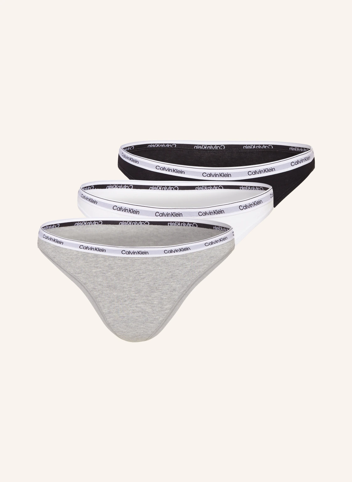 Calvin Klein 3er-Pack Strings MODERN LOGO