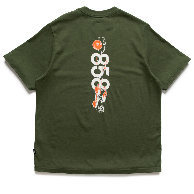 Malbon Golf x Torrey Pines Bermuda 858 Tee - Moss