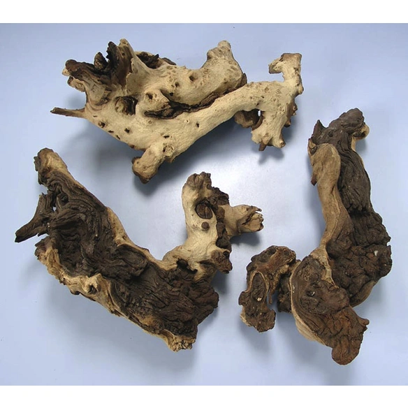 Aquariendekoration, Mopaniwurzel, Holz, braunbeige